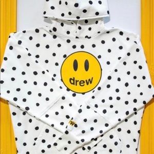 Never worn Drew House Polka Dot Deconstructed Hoodie